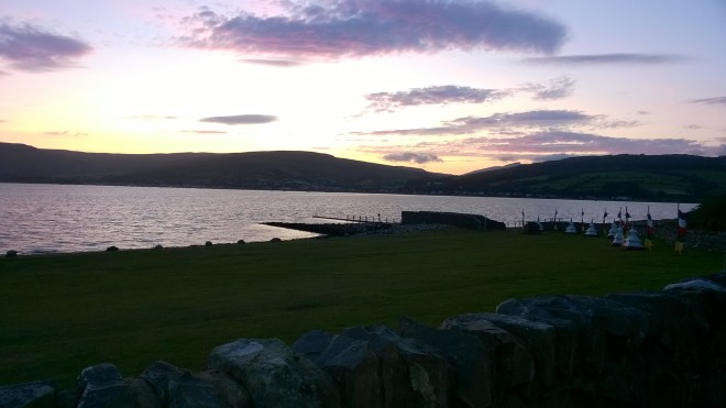 Holy Isle - looking onto Isle of Arran