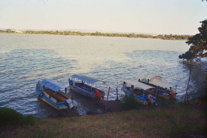 Boats on Lake Tana